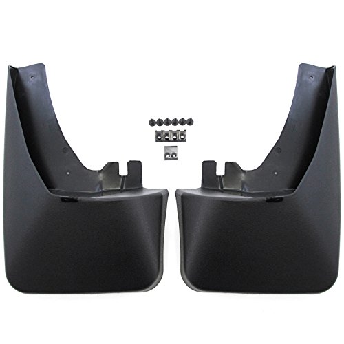 Red Hound Auto 2006-2010 Compatible with Jeep Commander Mud Flaps Guards (Does not fit 5.7L) Rear 2pc Set