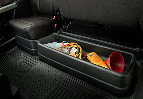 Husky Liners Gearbox - Under Seat Storage Box | 2015-2023 F-150 (includes 22-23 Lightning) w/out optional fold flat stg box , 17-23 F-250, F-350 Black | 09281