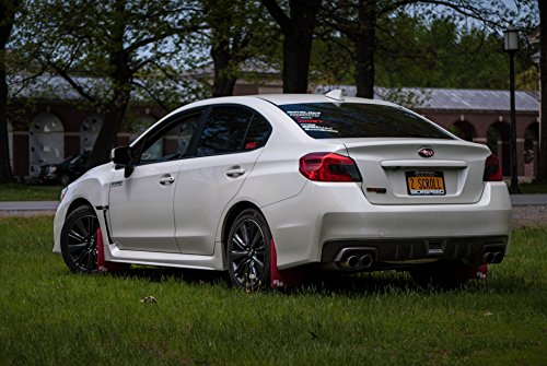 RokBlokz Mud Flaps for 2015-2021 Subaru WRX STI - Multiple Colors Available - Includes All Mounting Hardware