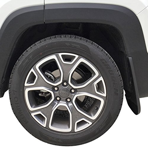 Red Hound Auto 2015-2020 Compatible with Jeep Renegade Mud Flaps Mud Guards Splash Protectors Rear 2pc Set
