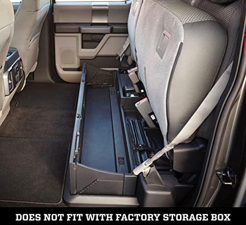 Husky Liners Gearbox - Under Seat Storage Box | 2015-2023 F-150 (includes 22-23 Lightning) w/out optional fold flat stg box , 17-23 F-250, F-350 Black | 09281
