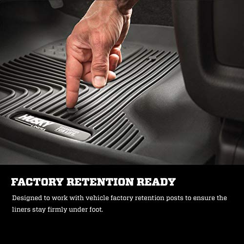 Husky Liners X-act Contour Series | Front Floor Liners - Black | 53701 | Fits 2012-2015 Toyota Tacoma Access/Double/Standard Cab 2 Pcs