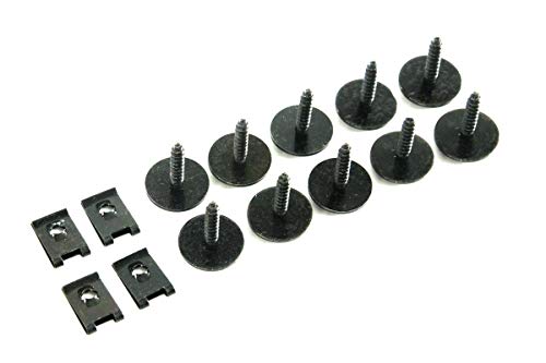 Red Hound Auto Heavy Duty Molded Mud Flaps Compatible with 2004-2014 Ford F-150 Front & Rear 4pc Set (Only FITS with OEM Fender Flares)