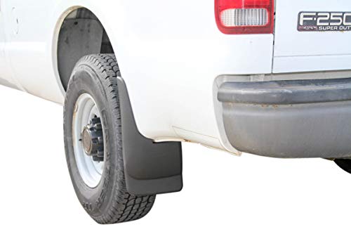 Red Hound Auto Molded Mud Flaps Compatible with Ford 1999-2007 F250 F350 & 2000-2005 Excursion Mud Guards Splash Front Rear 4pc Set (Without Fender Flares)