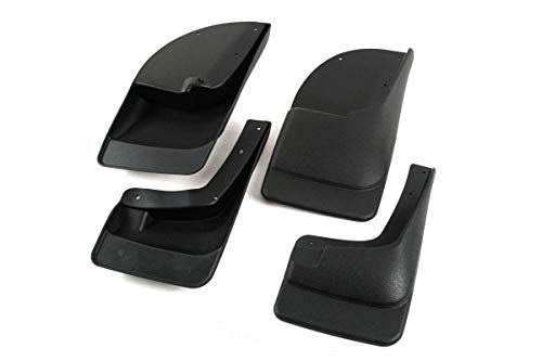 Red Hound Auto Molded Mud Flaps Compatible with Ford 1999-2007 F250 F350 & 2000-2005 Excursion Mud Guards Splash Front Rear 4pc Set (Without Fender Flares)