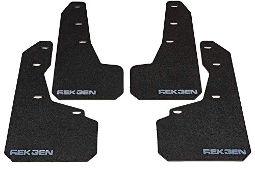 REK GEN Mud Flaps 2018+ Compatible with Subaru Crosstrek - Mounting Hardware, Brackets & Instructions Included (Gray)