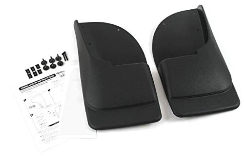 Red Hound Auto Molded Mud Flaps Compatible with Ford 1999-2007 F250 F350 & 2000-2005 Excursion Mud Guards Splash Front Rear 4pc Set (Without Fender Flares)