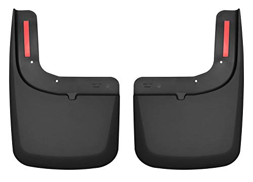 Husky Liners - Front Mud Guards | 2017 - 2022 Ford F-250/F-350 Super Duty w/ OEM Fender Flares, Front Set - Black, 2 Pc | 58471