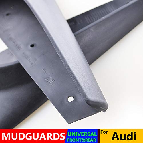 XUKEY Set Universal Mudflaps Mud Flaps Splash Guards Mudguards Fender Protector for Audi A1 A2 A3 A4 A5 A6 A7 A8 Q3 Q5 Q7 TT Diesel Avant