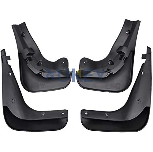XUKEY Auto Molded Splash Guards for VW Golf MK6 6 Variant Wagon Estate Jetta sportwagen Wagon 2010-2014 Mud Flaps - Front & Rear 4 Pieces Set