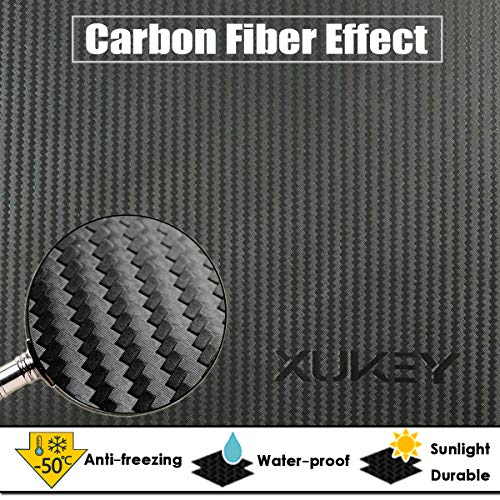 XUKEY 4pcs/Set Universal Carbon Fiber Effect Mudflaps for Car Pickup SUV Van Truck Mud Flaps Splash Guards Mudguards Dirty Traps