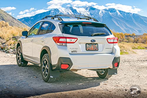 2018-2023 Subaru Crosstrek Mud Flaps by RokBlokz - Multiple Colors Available - Mud Guards are Custom Cut and Fit - Includes All Mounting Hardware