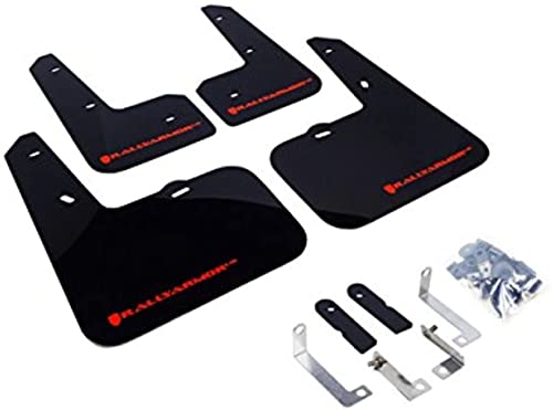Rally Armor MF24-UR-BLK/RD Black, Red Mud Flap with Logo (12-13 Hyundai Veloster UR), 1 Pack