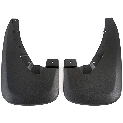 Red Hound Auto Premium Mud Flaps Splash Guards Compatible with Dodge Ram (1500 2009-2018, 1500 Classic 2019, 2500 3500 2010-2018) Molded Front Only 2 Piece Set (for Trucks Without Fender Flares)