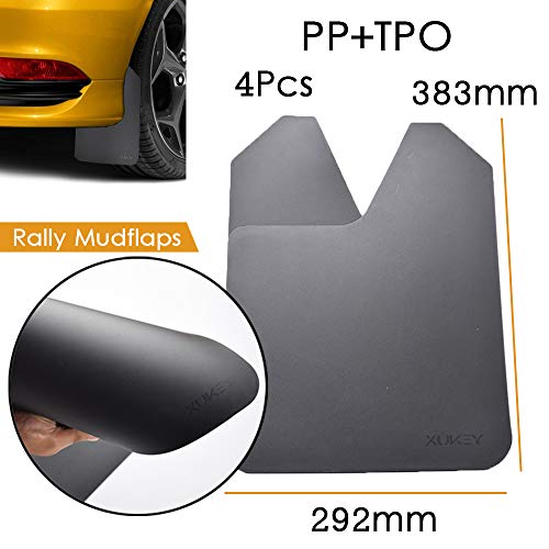XUKEY for Focus ST RS SE Mk2 MK3 Mk3.5 MK4 ST170 ST225 ST250 ST300 RS500 Set Mud Flaps Mudflaps Splash Guards Mudguards Fender Flares