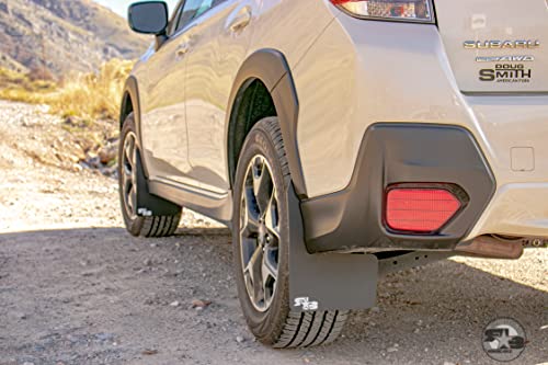 2018-2023 Subaru Crosstrek Mud Flaps by RokBlokz - Multiple Colors Available - Mud Guards are Custom Cut and Fit - Includes All Mounting Hardware
