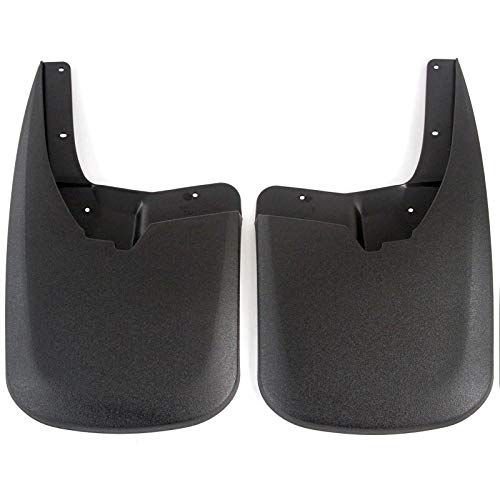 Red Hound Auto 2009-2017 Compatible with Dodge Ram 1500 or 2010-2017 2500 3500 Molded Splash Custom Fit Mud Flaps - Rear Only 2 Piece Set Pair - Without Flares