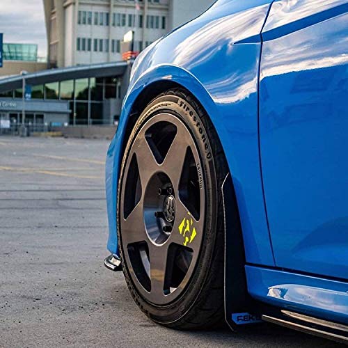 REK GEN Mud Flaps 2015+ Compatible with Subaru WRX/STI - Mounting Hardware & Instructions Included (Royal Blue Logo)