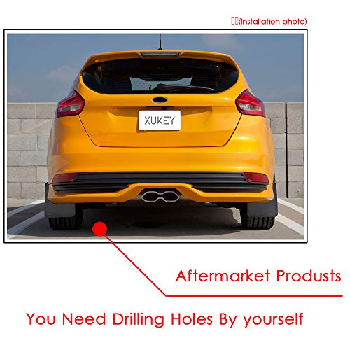 XUKEY for Focus ST RS SE Mk2 MK3 Mk3.5 MK4 ST170 ST225 ST250 ST300 RS500 Set Mud Flaps Mudflaps Splash Guards Mudguards Fender Flares