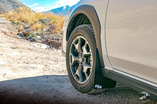 2018-2023 Subaru Crosstrek Mud Flaps by RokBlokz - Multiple Colors Available - Mud Guards are Custom Cut and Fit - Includes All Mounting Hardware