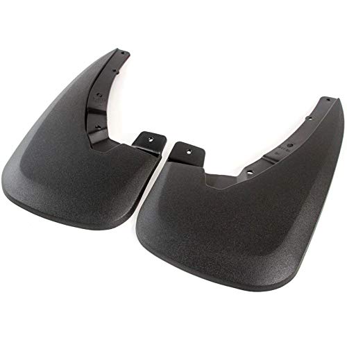 Red Hound Auto Premium Mud Flaps Splash Guards Compatible with Dodge Ram (1500 2009-2018, 1500 Classic 2019, 2500 3500 2010-2018) Molded Front Only 2 Piece Set (for Trucks Without Fender Flares)