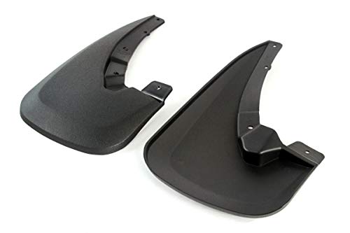 Red Hound Auto Premium Mud Flaps Splash Guards Compatible with Dodge Ram (1500 2009-2018, 1500 Classic 2019, 2500 3500 2010-2018) Molded Front Only 2 Piece Set (for Trucks Without Fender Flares)
