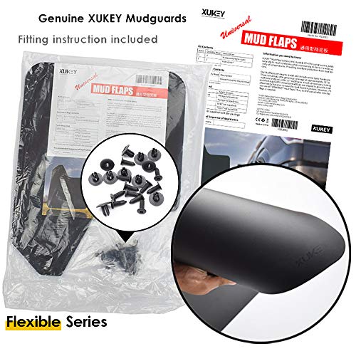 XUKEY for Focus ST RS SE Mk2 MK3 Mk3.5 MK4 ST170 ST225 ST250 ST300 RS500 Set Mud Flaps Mudflaps Splash Guards Mudguards Fender Flares