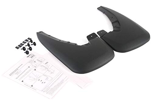 Red Hound Auto Premium Mud Flaps Splash Guards Compatible with Dodge Ram (1500 2009-2018, 1500 Classic 2019, 2500 3500 2010-2018) Molded Front Only 2 Piece Set (for Trucks Without Fender Flares)