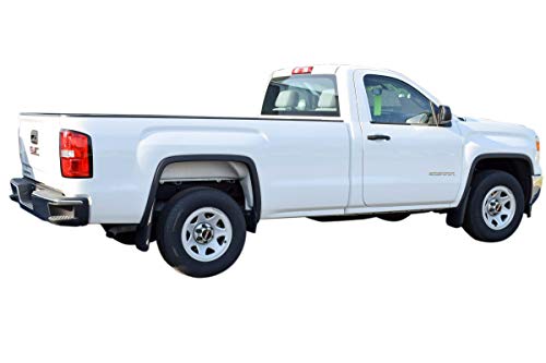 Red Hound Auto Heavy Duty Mud Flaps Compatible with GMC Sierra 1500 (2014-2018, 2019 Limited Model Only) & 2500 3500 (2015-2019) Splash Guards Front & Rear Molded Full 4pc Set