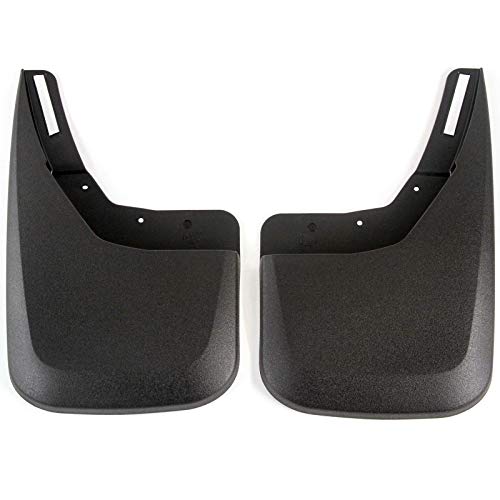 Red Hound Auto Compatible with Chevrolet Silverado 1500 (2014-2018 & 2019 1500LD), 2500 3500 (2015-2018) Molded Splash Mud Flaps Custom Fit Rear Only 2 Piece Set Pair
