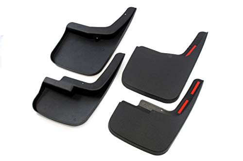 Red Hound Auto Premium Heavy Duty Molded 2015-2020 Compatible with Ford F-150 Mud Flaps Guards Splash Front Rear 4pc Set (with OEM Fender Flares/Trim)