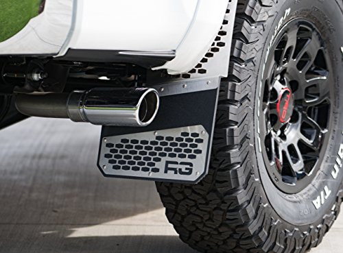 REK-mesh Off-Road Mud Flaps (Brushed on Black)