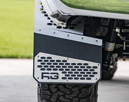 REK-mesh Off-Road Mud Flaps (Brushed on Black)