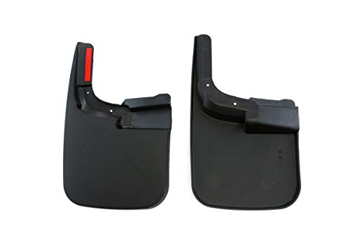 Red Hound Auto Compatible with Ford (2017-2020 F-250 F-350 Super Duty) Mud Flaps Splash Guards Front and Rear Molded 4pc Full Set (for Vehicles Without Fender Trim)