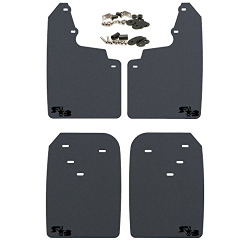 RokBlokz Mud Flaps for Toyota Tacoma - Fits 2016+ Model Years - Multiple Colors Available - Set of 4 - Includes Hardware and Detailed Instructions