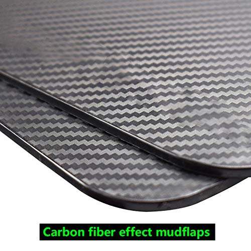 Universal Front or Rear 2pcs Mud Flaps Splash Guards Mudguards Carbon Fiber effect Mudflaps Car Auto Van SUV Pickup Accessories