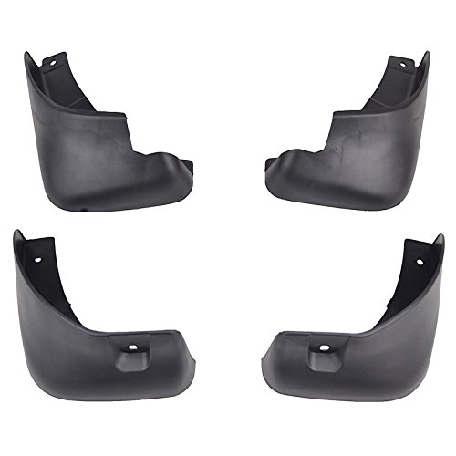 XUKEY Auto Molded Splash Guards for Nissan Versa/LATIO 2012~2017 Sedan Mud Flaps - Front & Rear 4 Pieces Set