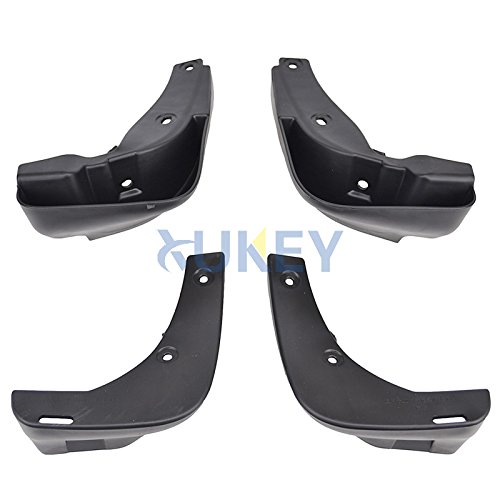 XUKEY Auto Molded Splash Guards for Nissan Versa/LATIO 2012~2017 Sedan Mud Flaps - Front & Rear 4 Pieces Set