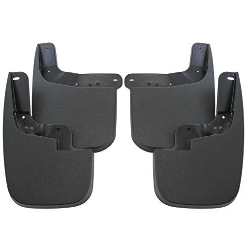 Red Hound Auto Heavy Duty Molded Mud Flaps Compatible with Chevrolet GMC Colorado Canyon 2015-2020 (w/o Flares/Cladding) Front Rear 4 Piece Set Guards Splash