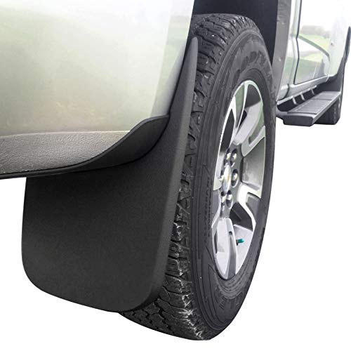 Red Hound Auto Heavy Duty Molded Mud Flaps Compatible with Chevrolet GMC Colorado Canyon 2015-2020 (w/o Flares/Cladding) Front Rear 4 Piece Set Guards Splash
