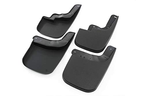 Red Hound Auto Heavy Duty Molded Mud Flaps Compatible with Chevrolet GMC Colorado Canyon 2015-2020 (w/o Flares/Cladding) Front Rear 4 Piece Set Guards Splash