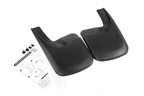 Red Hound Auto Premium Mud Flaps Splash Guards Compatible with Dodge Ram (1500 2009-2018, 1500 Classic 2019, 2500 3500 2010-2018) Molded Front & Rear 4 Piece Set (for Trucks with OEM Fender Flares)