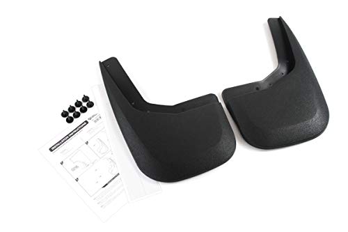 Red Hound Auto Heavy Duty Mud Flaps Compatible with GMC Sierra 1500 (2007-2013) & 2500 3500 (2007-2014) Splash Guards Rear Molded 2pc Set - (2007 Includes New Body Style Only)