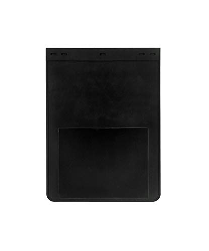 Plasticolor 001860R01 18 by 24 inch Plain Black Mud Guard Set of 2