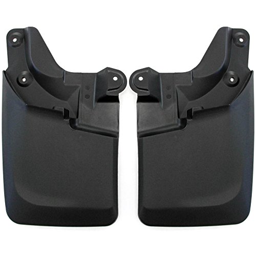 Red Hound Auto 2016-2020 Compatible with Toyota Tacoma Mud Flaps Guards Splash Front Molded 2pc (with OEM Fender Flares Only)