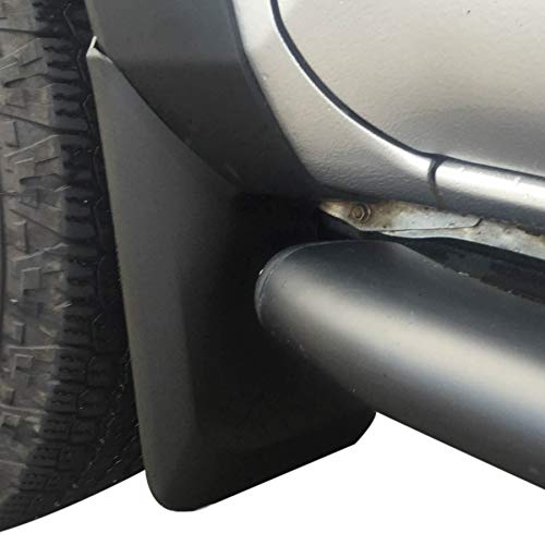 Red Hound Auto 2016-2020 Compatible with Toyota Tacoma Mud Flaps Guards Splash Front Molded 2pc (with OEM Fender Flares Only)