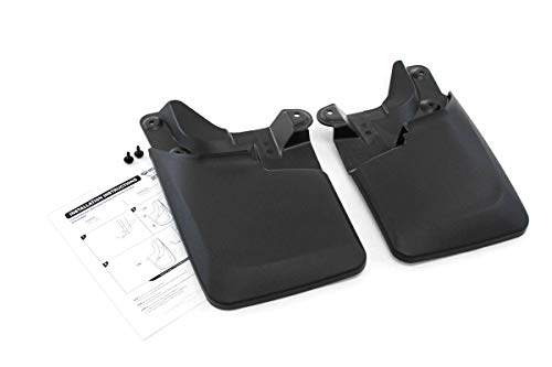 Red Hound Auto 2016-2020 Compatible with Toyota Tacoma Mud Flaps Guards Splash Front Molded 2pc (with OEM Fender Flares Only)