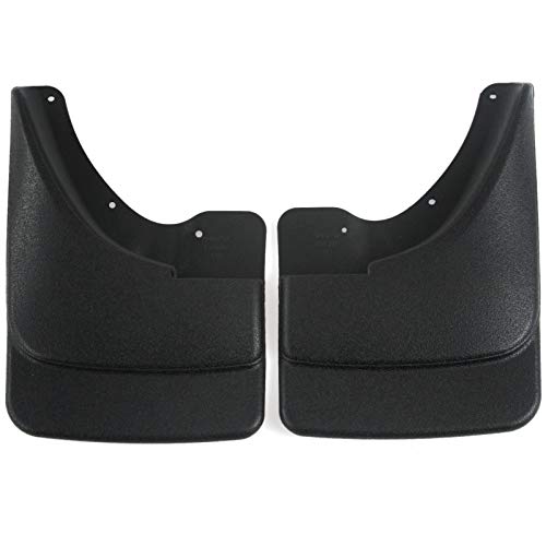 Red Hound Auto Front Molded Mud Flaps Compatible with Dodge Ram 1500 (w o Fender Flares)