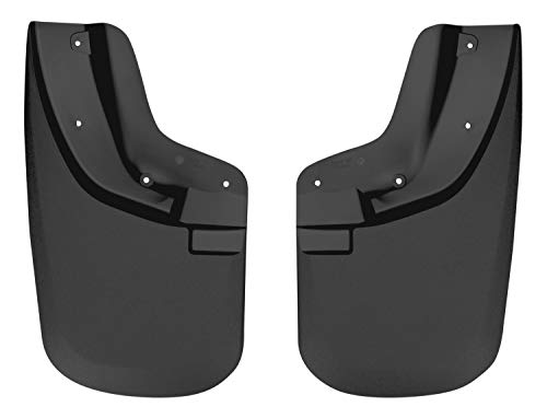 Husky Liners - Front Mud Guards | 2011 - 2016 Ford F250/F350 w/ Single Rear Wheels & OE Flares, Front Set - Black, 2 Pc | 56691