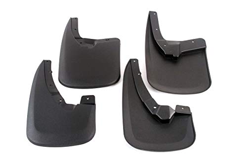 Red Hound Auto Premium Mud Flaps Splash Guards Compatible with Dodge Ram (1500 2009-2018, 1500 Classic 2019, 2500 3500 2010-2018) Molded Front & Rear 4 Piece Set (for Trucks Without Fender Flares)